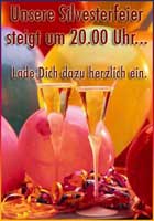 Einladung zur Silvesterparty