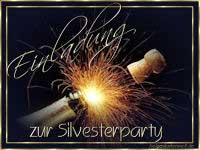 Einladung zur Silvesterparty