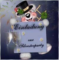 Einladung zur Silvesterparty