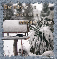 Der Winter hat auch seine schönen Seiten